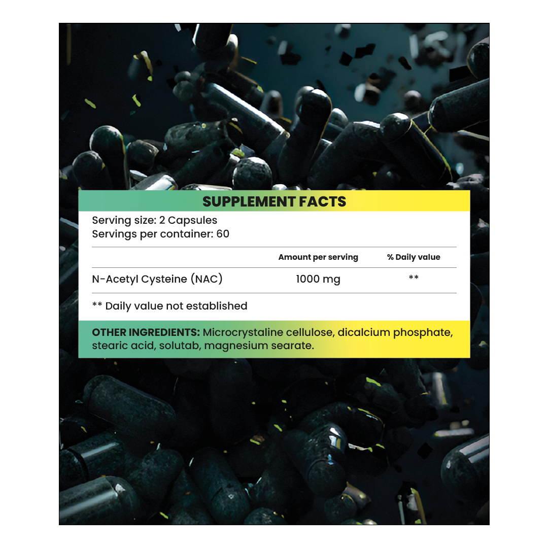 Nac 120 Capsulas 1000 Mg Hard Supps