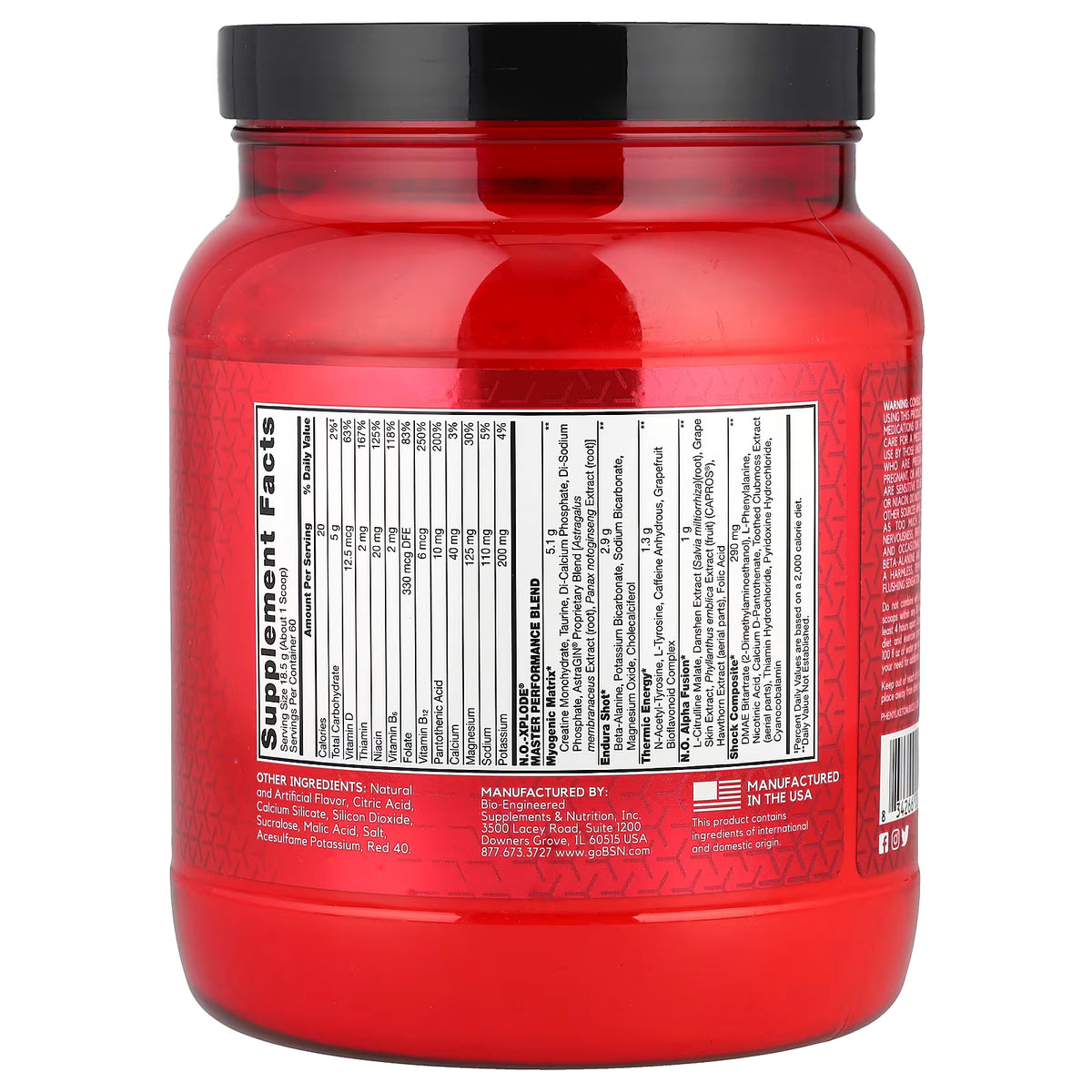 Noxplode 60 Servicios Fruit Punch BSN