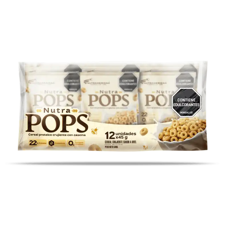 Nutra Pops Pack x12 Unidades Nutramerican