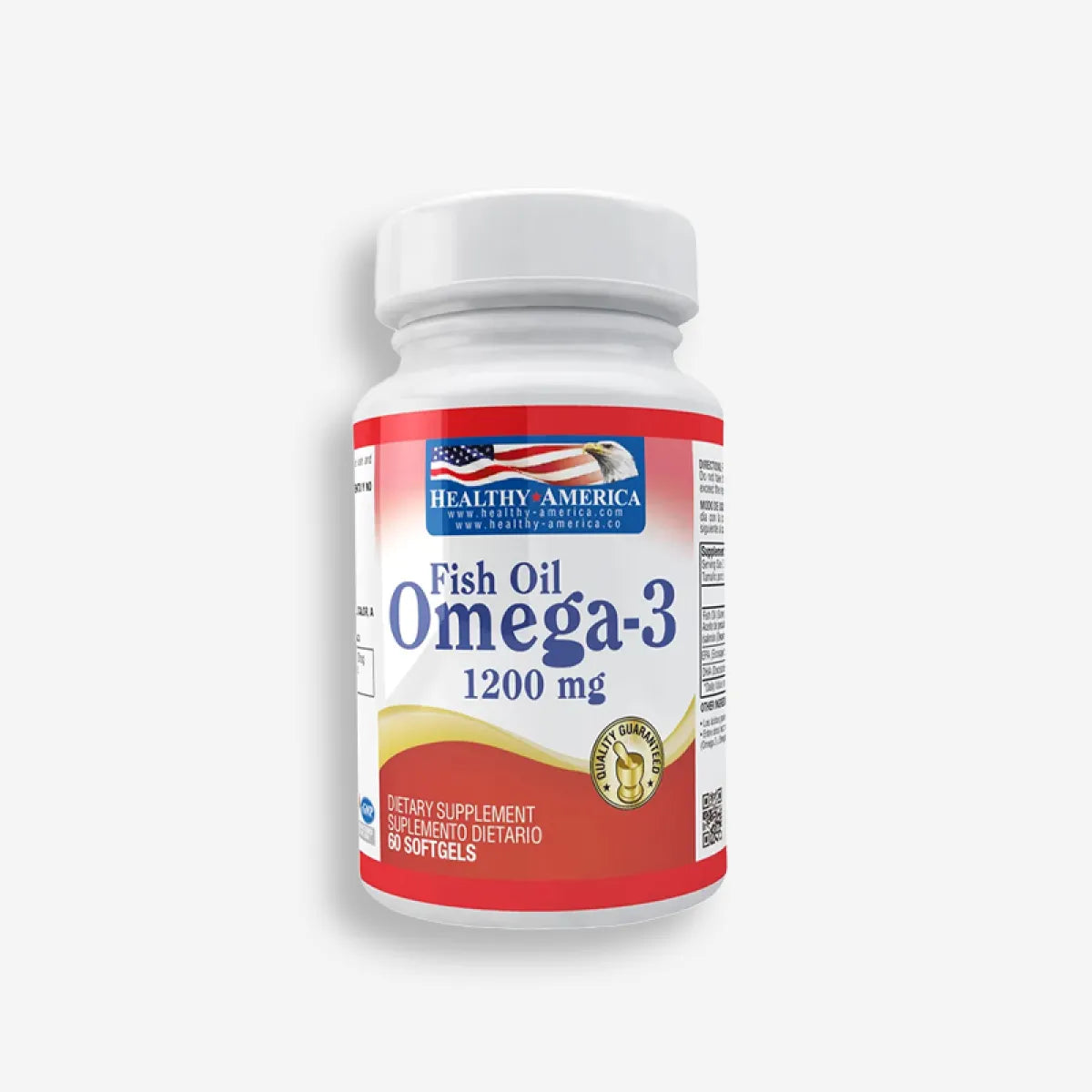 Omega 3 60 Perlas 1200Mg Healthy America