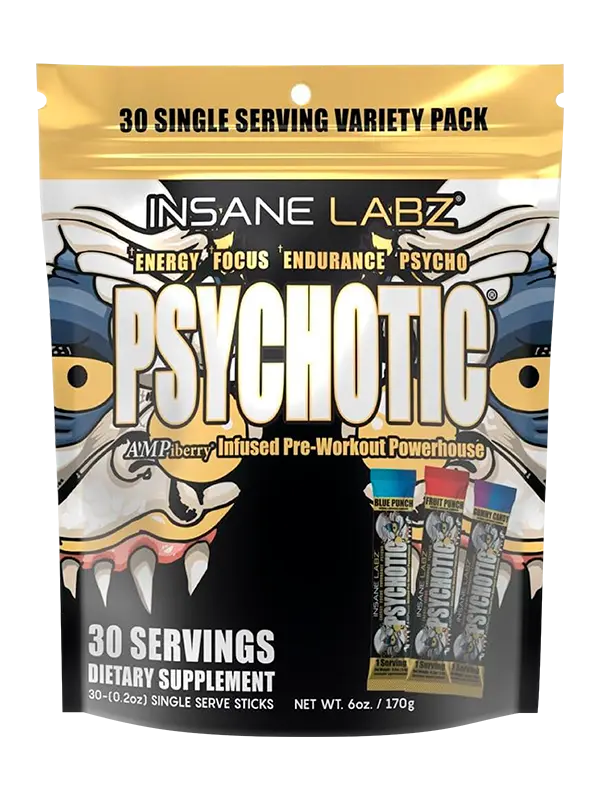 Bolsa Psychotic Gold x30 Sachets Insane Labz