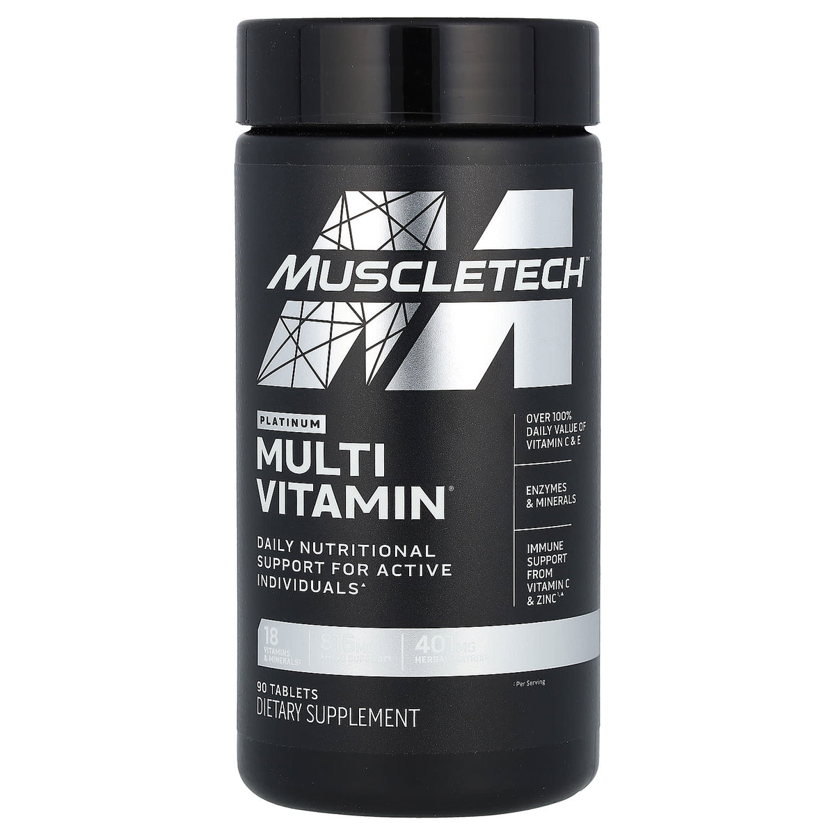 Platinum Multivitamin 90 Capsulas Muscletech