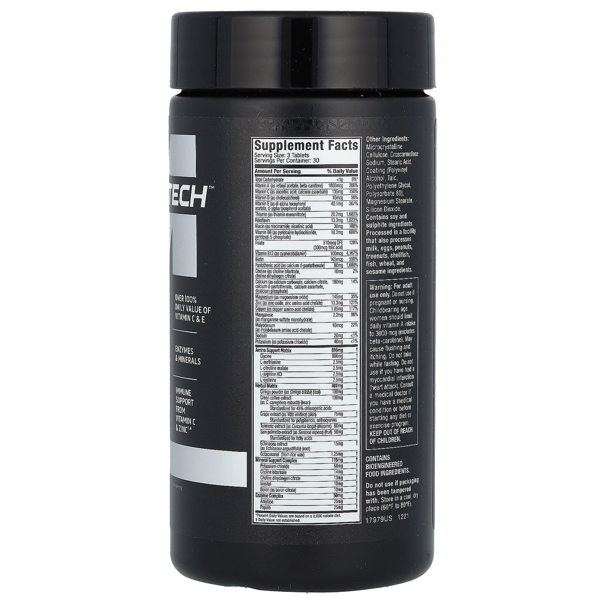 Platinum Multivitamin 90 Capsulas Muscletech