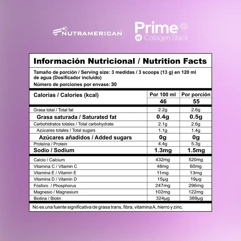 Prime W Collagen Srack 500 Gramos Nutramerican