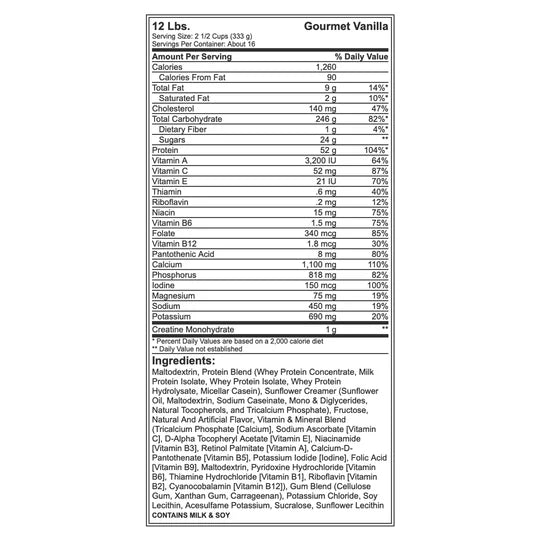 Proteina Super Mass Gainer 12 Libras Dymatize