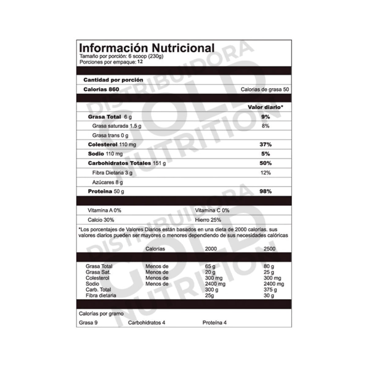 Proton Gainer 6 Libras Cookie Vainilla
