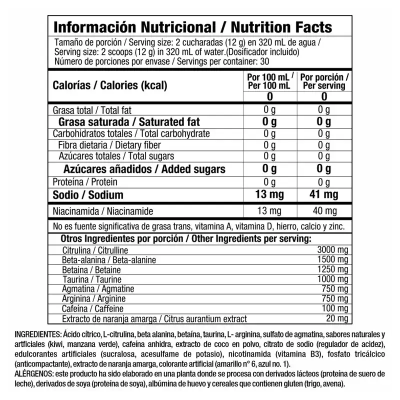 Radical Power Drink 30 Servicios Nutramerican