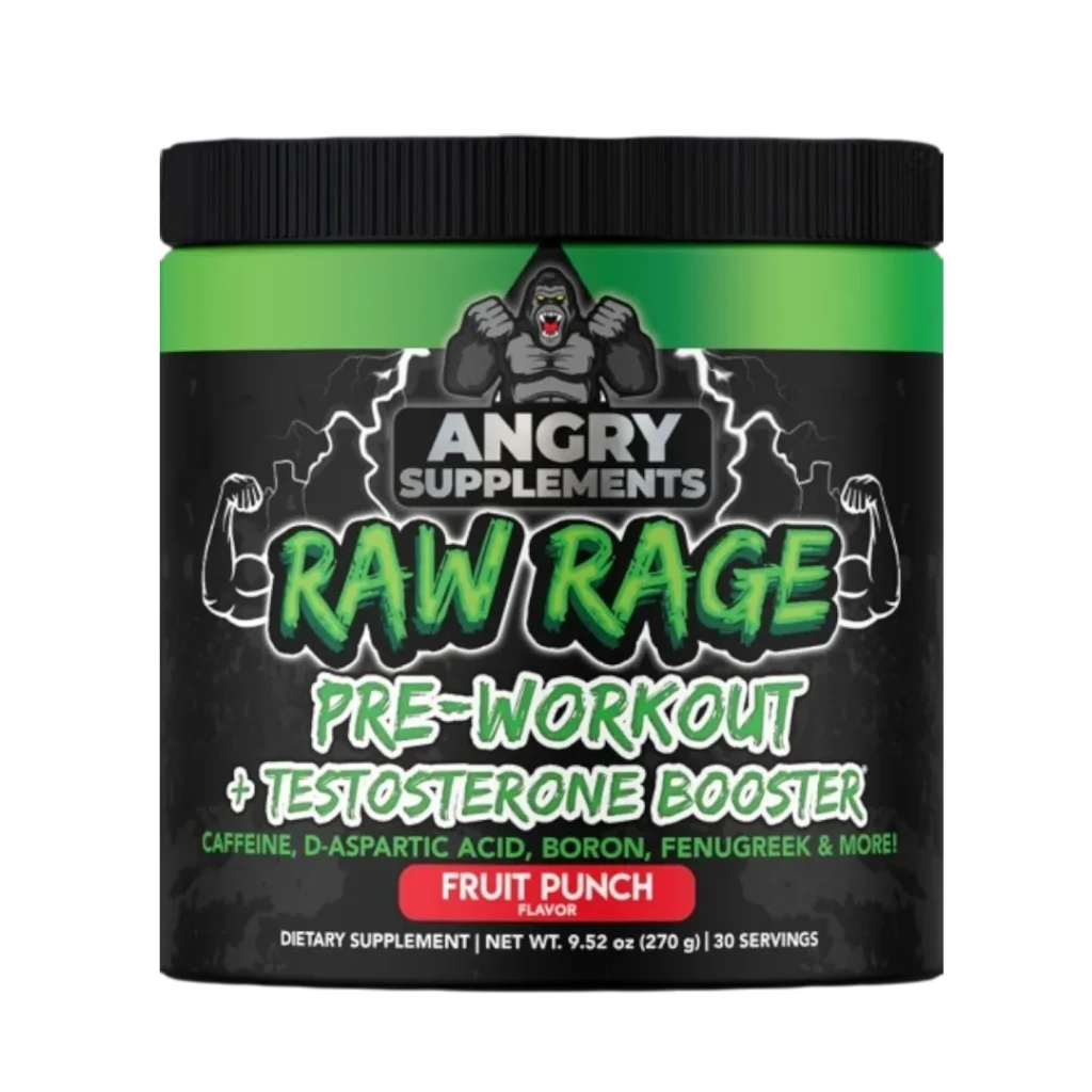 Raw Rage Pre-Workout 30 Servicios Fruit Punch