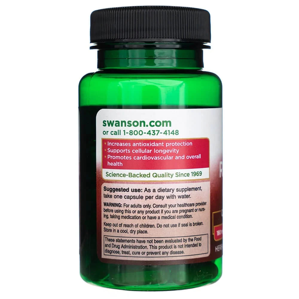 Resveratrol Complex 60 Cápsulas Swanson