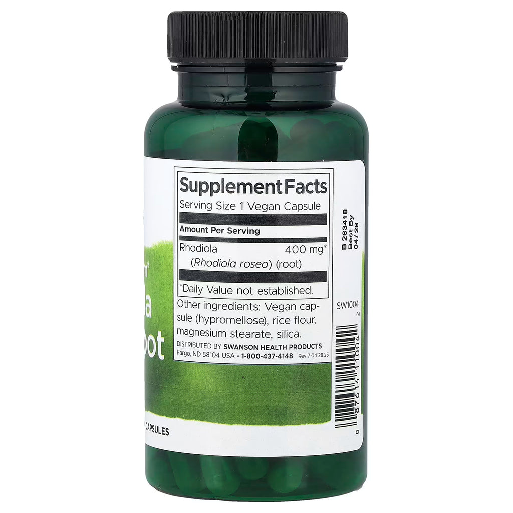 Rhodiola Rosea Root 100 Capsulas Swanson