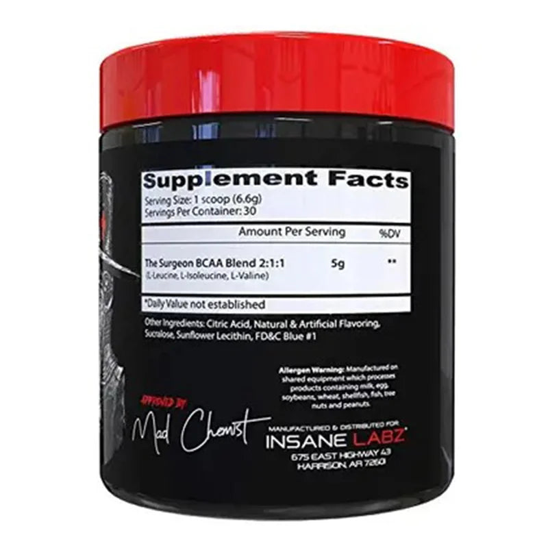 Surgeon Bcaa 30 Servicios Insane Labz