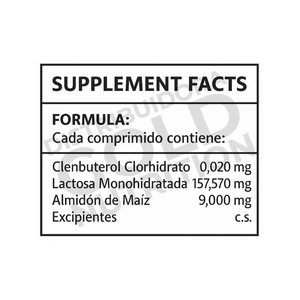 Clembuterol 20 Pastas – Rowe
