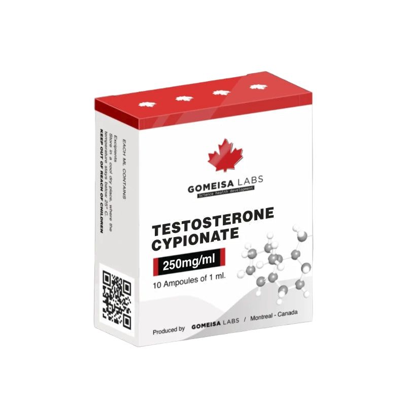 Testosterone Cypionate 250mg 10 Ampolletas  Gomeisa Labs