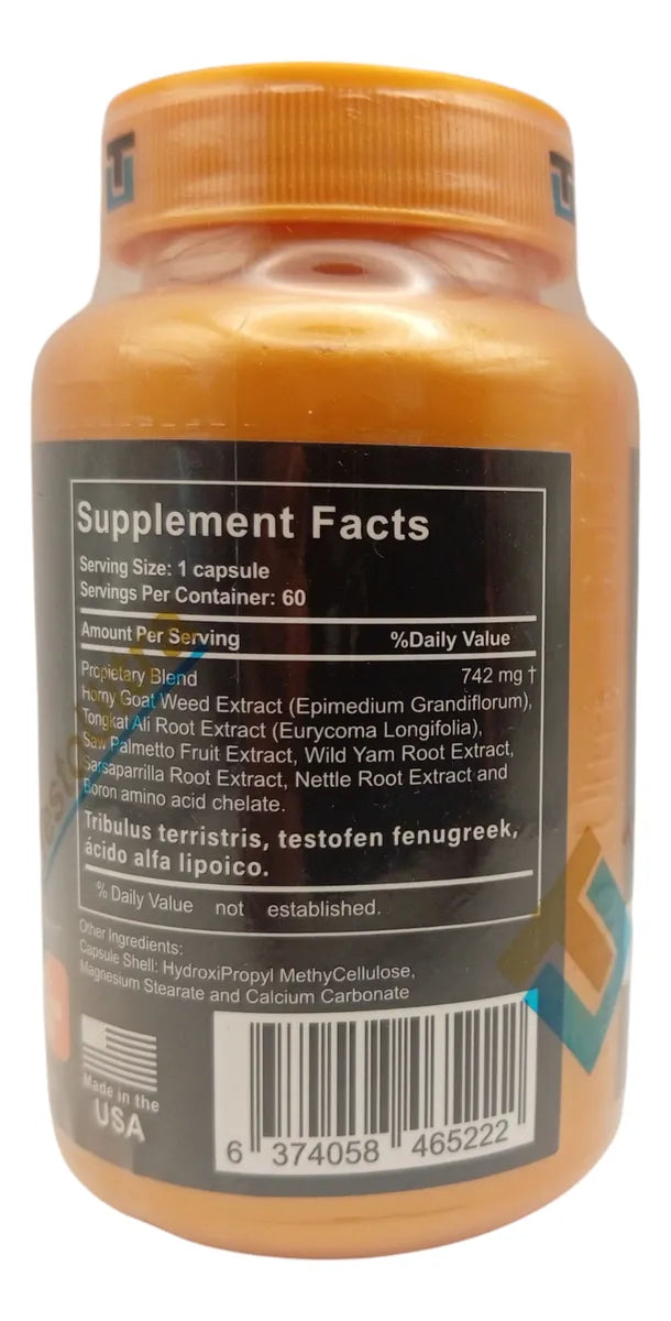 Testo Ultra Gold 60 Capsulas - Biotrim Labs