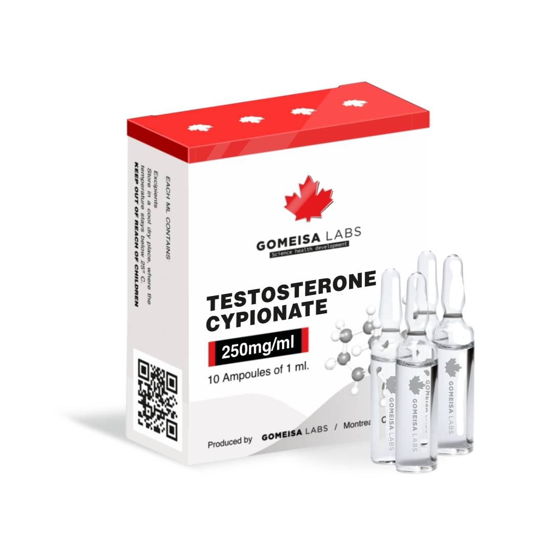 Testosterone Cypionate 250mg 10 Ampolletas  Gomeisa Labs