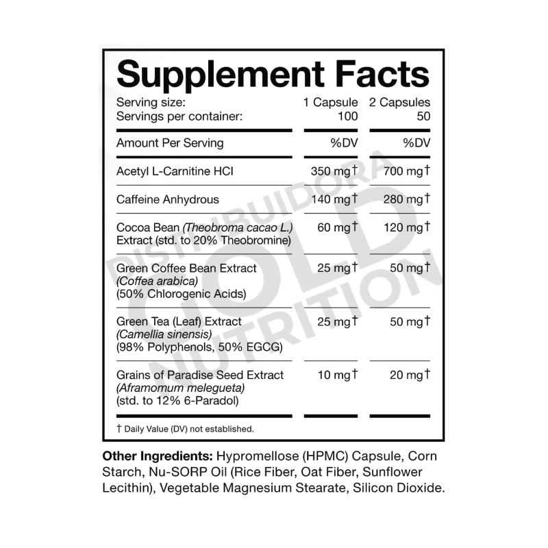 The Omen Fat Burner 100 Capsulas JNX Sports