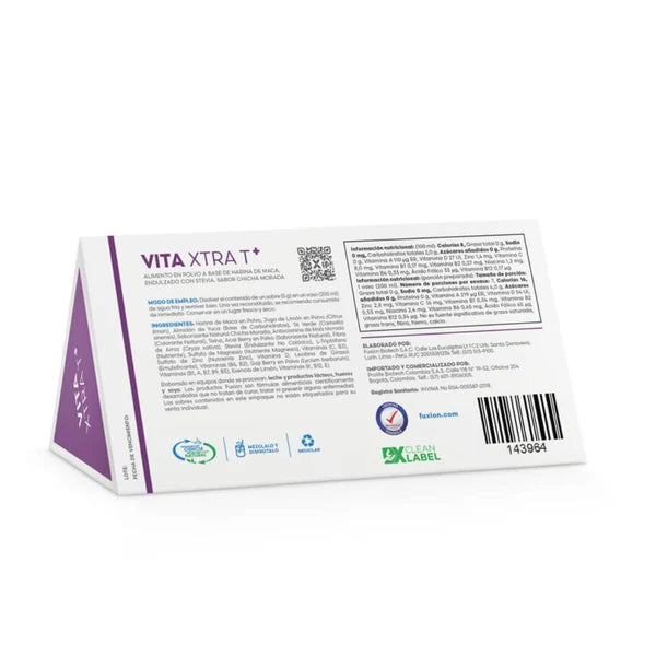 Vita XTRA T+ x7 Sobres Fuxion