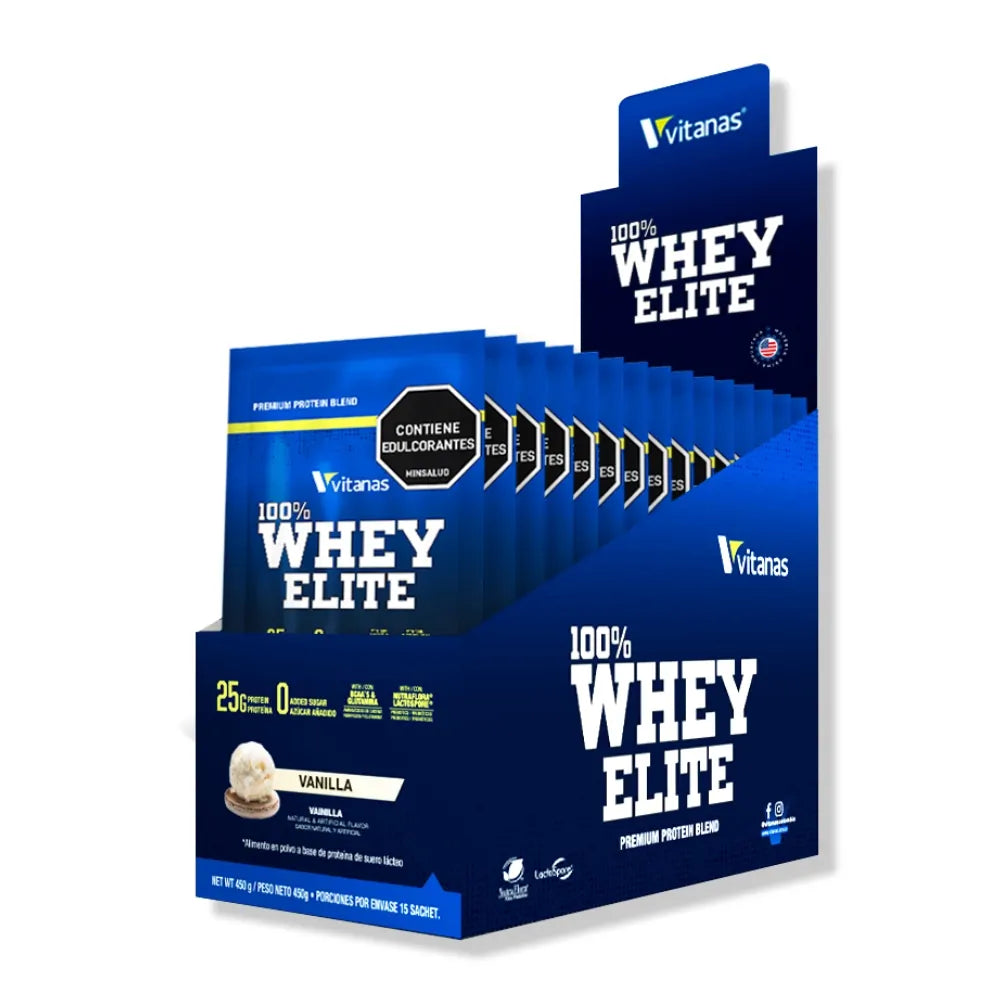 Whey Elite x15 Sachets Vitanas Sport