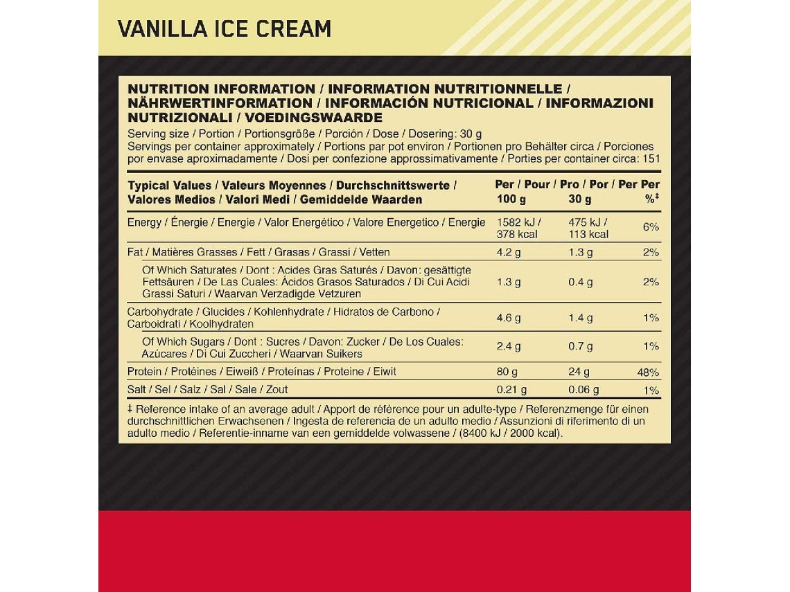 Whey Gold Standard 10 Libras Vainilla Optimum Nutrition
