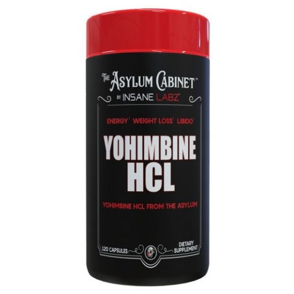 Insane Labz Yohimbine HCL 120 Capsulas Termogénico  Insane Labz