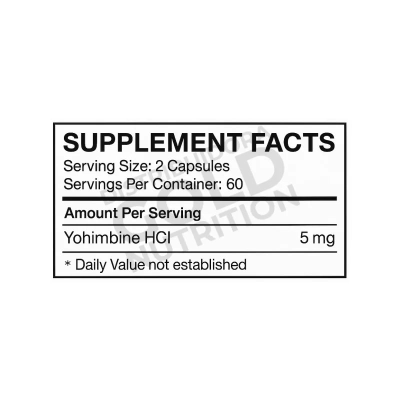 Yohimbine HLC 120 Capsulas