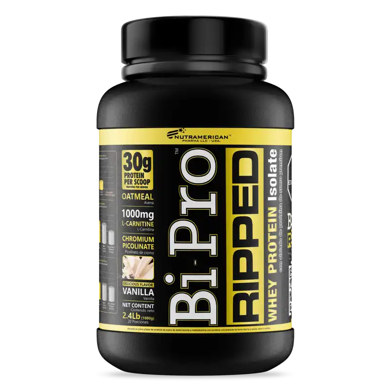 Bipro Ripped - Proteína de suero de leche 2.4 Libras