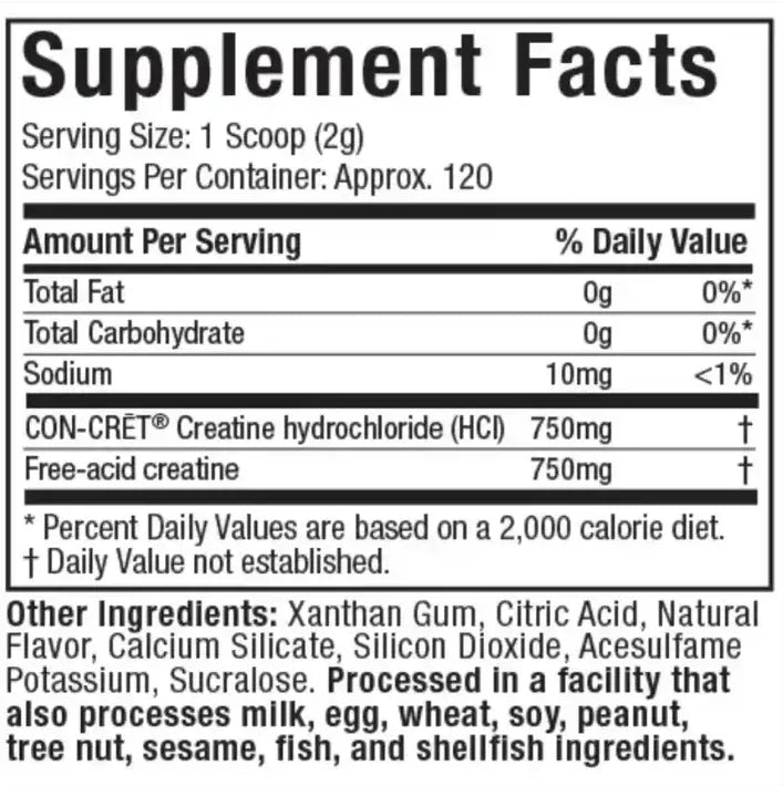 Cell Tech Creator 120 Servicios Muscletech