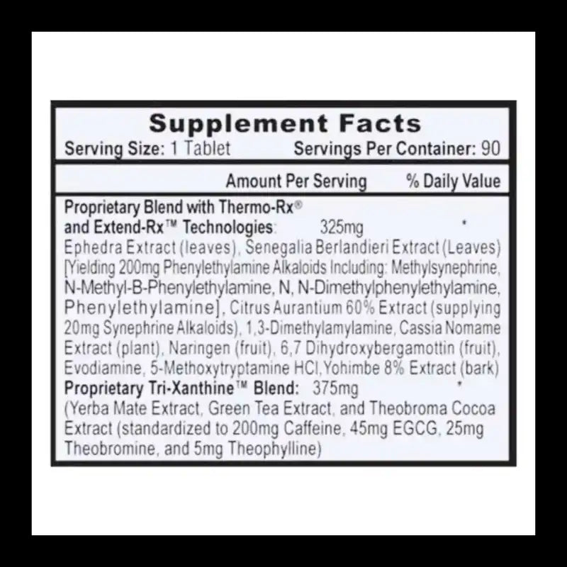 Lipodrene  Hardcore 90 Capsulas Hi-Tech Pharma