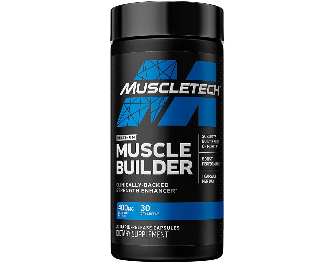 Platinum Muscle Builder Anabolizante 30 Capsulas Muscletech