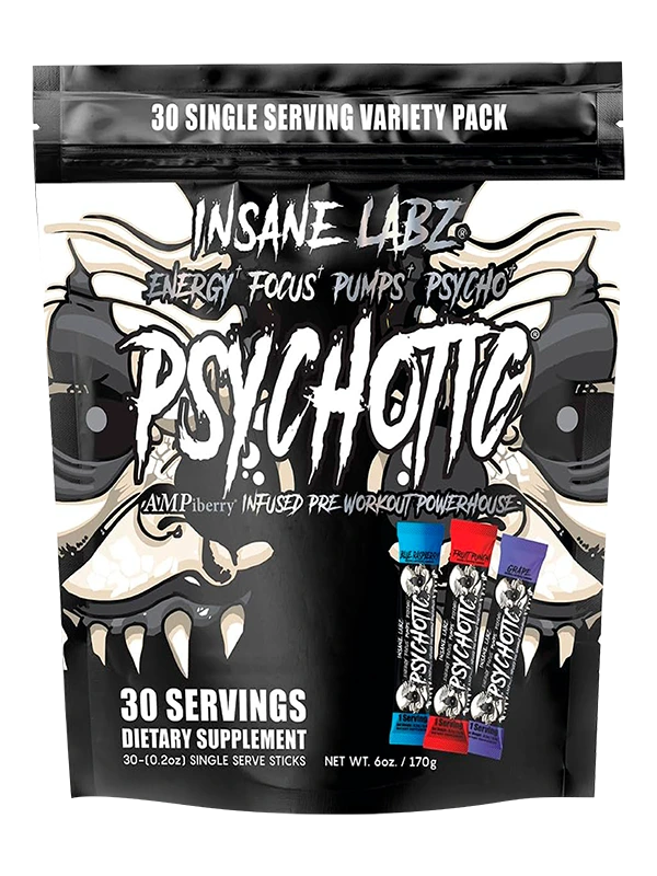 Bolsa Psychotic Black x30 Sachets Insane Labz