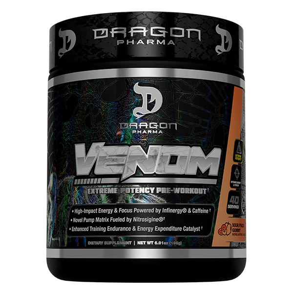 Venom Pre-Workout 40 Servicios Dragon Pharma
