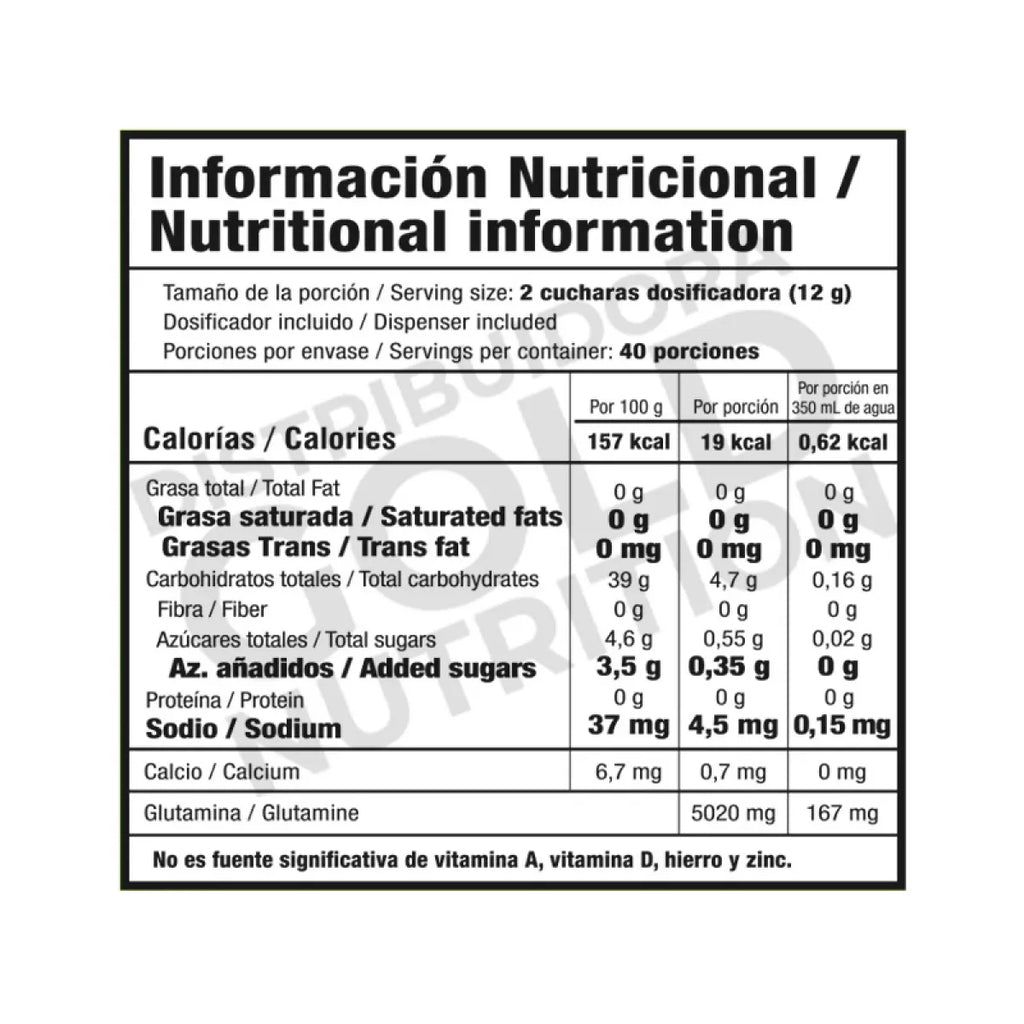 Glutamina GL Smart 40 Servicios Sabor Lima Limon – Smart Nutrition