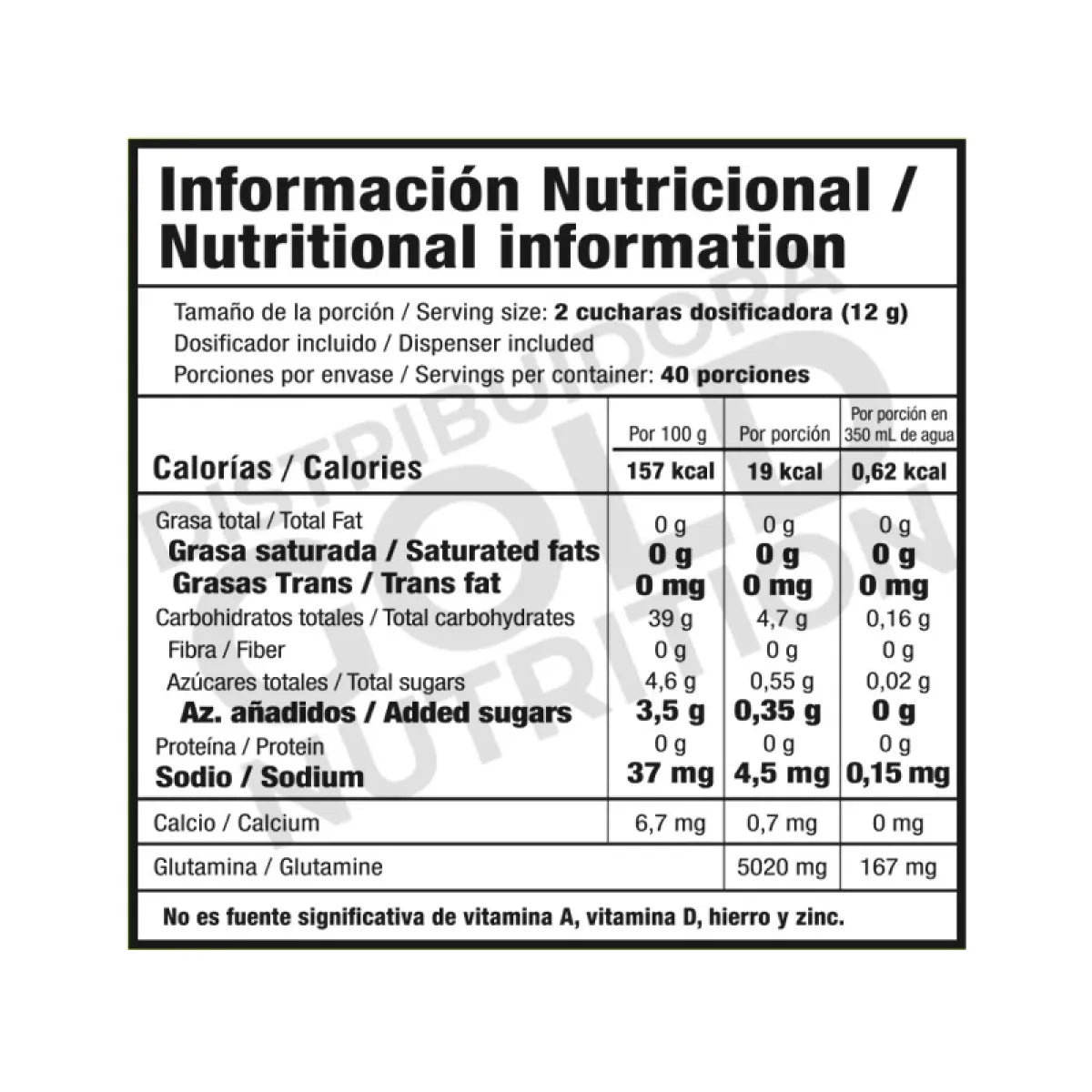 Glutamina GL Smart 40 Servicios Sabor Lima Limon – Smart Nutrition