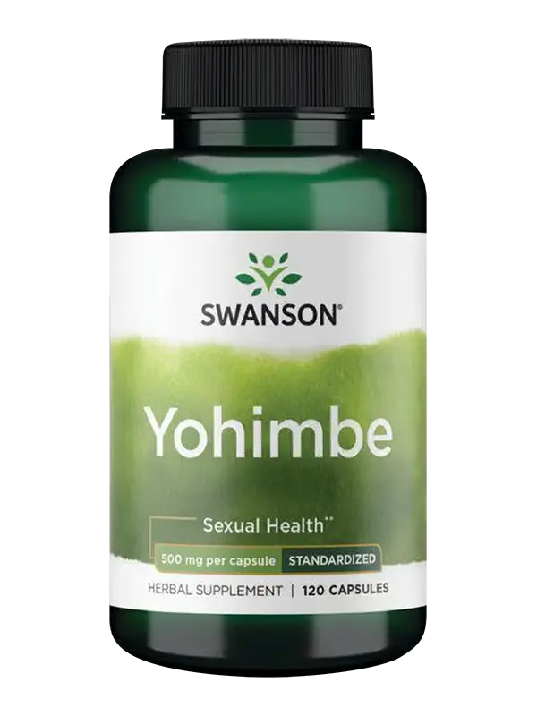 Yohimbe 500mg 120 Cápsulas Swanson